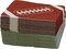 4E's Novelty 80 Pack Football Disposable Paper Napkins, Football Party Supplies